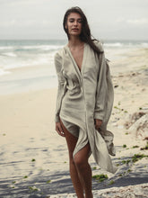 Load image into Gallery viewer, Terra Shirt Dress - Khaki Green
