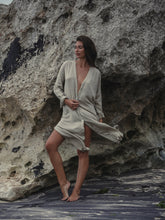 Load image into Gallery viewer, Terra Shirt Dress - Khaki Green
