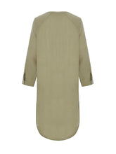 Load image into Gallery viewer, Terra Shirt Dress - Khaki Green
