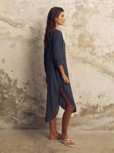 Load image into Gallery viewer, Terra Shirt Dress - Navy
