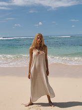 Load image into Gallery viewer, Yaz Dress - Khaki Green Stripes
