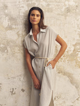 Load image into Gallery viewer, Zaya Shirt Dress - Baby Blue
