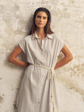 Load image into Gallery viewer, Zaya Shirt Dress - Baby Blue
