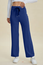 Load image into Gallery viewer, Basic Bae Full Size Air Scuba Drawstring Wide Leg Pants
