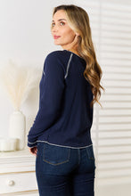 Load image into Gallery viewer, Basic Bae Long Raglan Sleeve Round Neck Top
