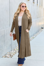 Load image into Gallery viewer, Basic Bae Full Size Open Front Long Sleeve Cover Up
