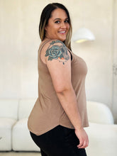 Load image into Gallery viewer, Basic Bae Full Size Round Neck Curved Hem Tank
