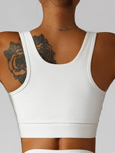 Load image into Gallery viewer, Basic Bae Ribbed Square Neck Cropped Active Tank

