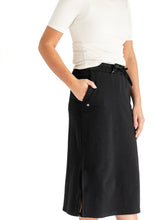 Load image into Gallery viewer, Abbie Mesh Detail Knit Midi Skirt
