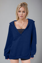 Load image into Gallery viewer, Basic Bae Air Scuba Kangaroo Pocket Long Sleeve Hoodie
