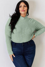 Load image into Gallery viewer, Basic Bae Full Size Ribbed Mock Neck Long Sleeve T-Shirt
