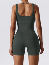 Load image into Gallery viewer, Basic Bae Ribbed Sleeveless Active Romper
