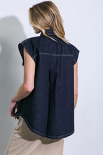 Load image into Gallery viewer, LET'S JUST RELAX DENIM TOP
