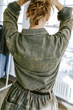 Load image into Gallery viewer, STUCK IN YOUR WAYS DENIM TOP
