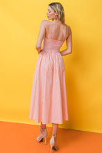 Load image into Gallery viewer, WEEKEND FESTIVALS WOVEN MIDI DRESS
