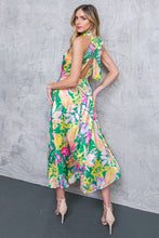 Load image into Gallery viewer, LIFE TO THE FULLEST SATIN MIDI DRESS

