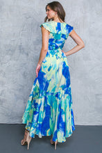 Load image into Gallery viewer, LA BEBE WOVEN SATIN MAXI DRESS
