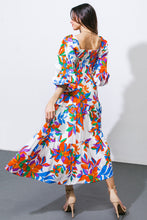 Load image into Gallery viewer, FEELING OPTIMISTIC WOVEN MIDI DRESS
