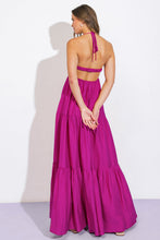 Load image into Gallery viewer, AFTER PARTY WOVEN MIDI DRESS

