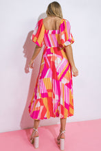 Load image into Gallery viewer, STILL IN TO YOU WOVEN MIDI DRESS
