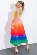 Load image into Gallery viewer, SEEING YOU AGAIN WOVEN MIDI DRESS
