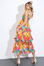 Load image into Gallery viewer, VISIONS FROM THE MEADOW WOVEN MIDI DRESS
