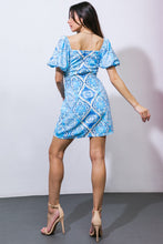 Load image into Gallery viewer, SANGRIAS AT SUNSET WOVEN MINI DRESS
