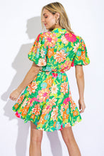 Load image into Gallery viewer, SWING OF THINGS WOVEN MINI DRESS
