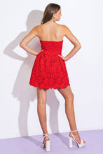Load image into Gallery viewer, RHYTHM OF THE NIGHT WOVEN MINI DRESS
