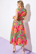 Load image into Gallery viewer, EVERYDAY DREAMS WOVEN MIDI DRESS
