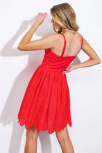 Load image into Gallery viewer, SENSE OF SERENITY WOVEN MINI DRESS
