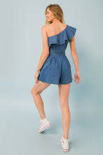 Load image into Gallery viewer, SOUTH POINTE PARK DENIM ROMPER
