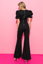 Load image into Gallery viewer, GLOWING ALL NIGHT STRETCH DENIM JUMPSUIT
