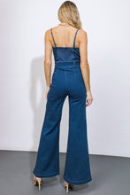 Load image into Gallery viewer, DRIFT AWAY DENIM JUMPSUIT
