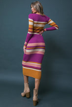 Load image into Gallery viewer, EVENING OF ELEGANCE SWEATER MIDI DRESS
