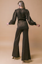 Load image into Gallery viewer, STUNNING STANCE METALLIC SWEATER TUNIN AND PANT SET
