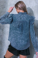 Load image into Gallery viewer, NO GOODBYES DENIM TOP
