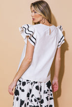 Load image into Gallery viewer, NICE AS CAN BE WOVEN TOP
