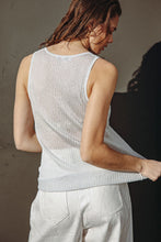 Load image into Gallery viewer, BLISSFUL LOVE WOVEN TANK TOP
