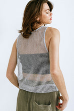 Load image into Gallery viewer, LOST IN THE WAVES WOVEN TANK TOP
