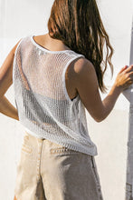 Load image into Gallery viewer, LOST IN THE WAVES WOVEN TANK TOP
