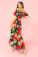 Load image into Gallery viewer, WHAT I LIKE ABOUT YOU FLORAL MIDI DRESS
