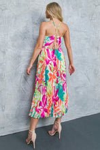 Load image into Gallery viewer, SEE THE CITY FLORAL WOVEN MIDI DRESS
