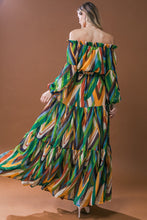 Load image into Gallery viewer, TIME ROLLS BY WOVEN MAXI DRESS
