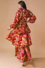 Load image into Gallery viewer, WINDING AUTUMN WOVEN MAXI DRESS
