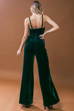 Load image into Gallery viewer, BLOW A KISS VELVET JUMPSUIT
