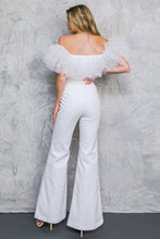 Load image into Gallery viewer, A POWER MOOD WHITE DENIM JUMPSUIT
