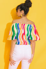 Load image into Gallery viewer, DON'T STOP THE PARTY WOVEN TOP
