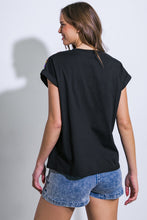 Load image into Gallery viewer, HOW I'M FEELING BLACK KNIT TOP
