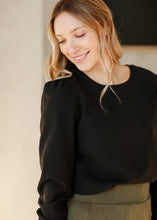 Load image into Gallery viewer, Blake Cinched Sleeve Blouse

